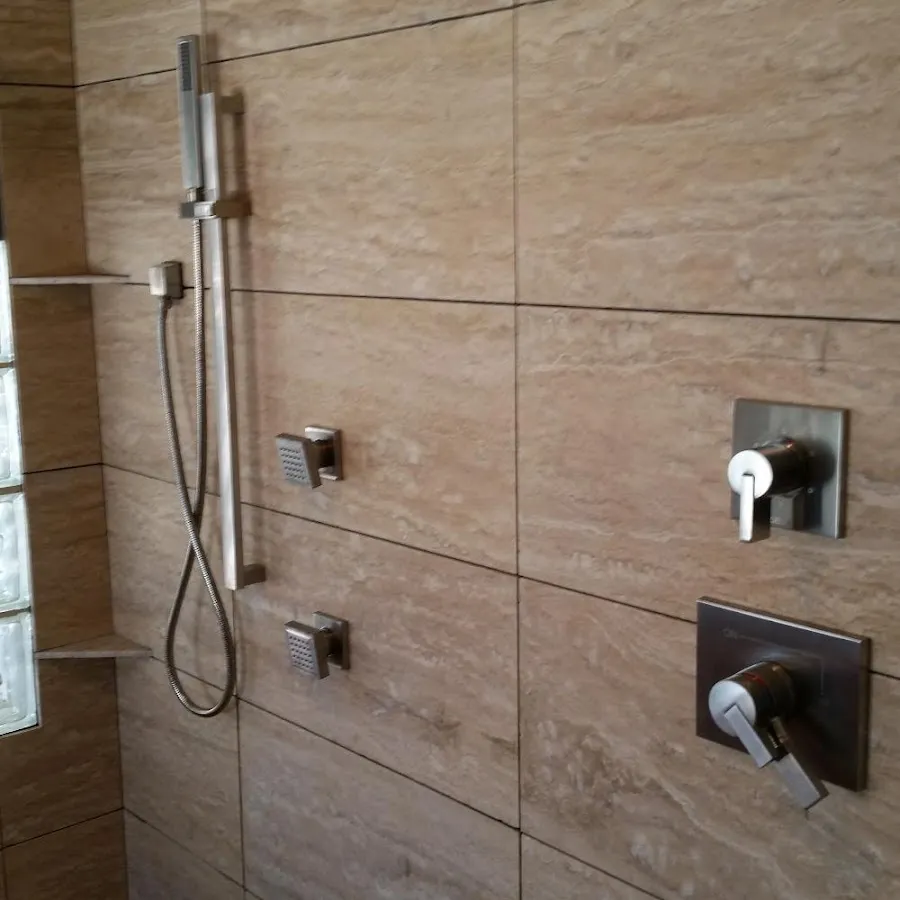 Shower fixture installation for Gas Line Repair in Channelview